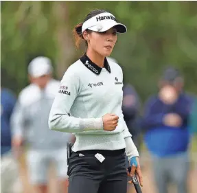  ?? DOUGLAS P. DEFELICE/GETTY IMAGES ?? With a two-shot victory Sunday, Lydia Ko won the CME Group Tour Championsh­ip and the $2 million prize.