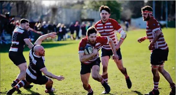  ?? Photo: Peebles RFC ?? A snap from the recent clash with Aberdeen Grammar when Peebles won the National League Division Two title.