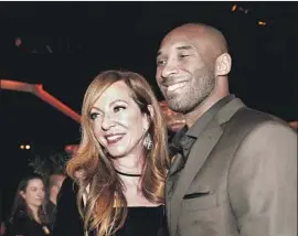  ?? Al Seib Los Angeles Times ?? FORMER Lakers star Kobe Bryant, shown with actress Allison Janney, has been nominated for an Oscar. In 2003, he was charged with raping a hotel clerk.