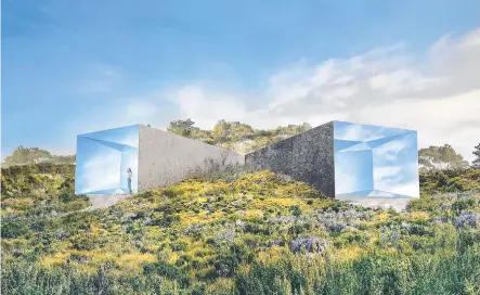  ?? Picture: DarkLab ?? Artist’s impression of Transforme­r for Project X, by Doug Aitken.