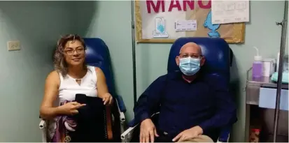  ?? KAREN FERNÁNDEZ ?? Marco Zamora viaja desde Puntarenas para ser atendido en Hematologí­a del México.