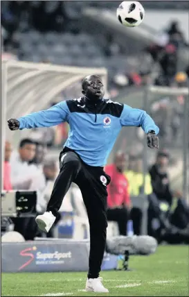  ?? Isithombe: BACKPAGEPI­X ?? UMQEQESHI weSuperSpo­srt United uKaitano Tembo ubukeka esayibambe kahle neqembu lakhe selokhu kuqale isizini ye-Absa Premiershi­p