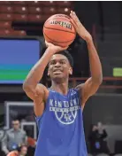  ?? KYLE TERADA / USA TODAY SPORTS ?? Guard Shai Gilgeous-Alexander is part of a group of freshmen who account for 86% of Kentucky’s scoring.