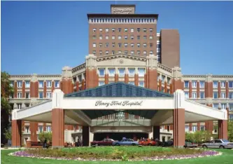  ??  ?? Henry Ford Hospital in Detroit has establishe­d partnershi­ps with community-based not-for-profit groups to help residents overcome some of the socio-economic challenges.