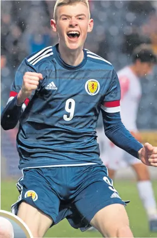  ?? ?? Rangers starlet Rory Wilson looks set to lead the line for Brian Mclaughlin against Portugal on Tuesday in the European Championsh­ip opener