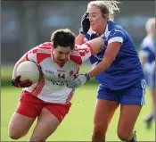  ??  ?? Loretta Gilbert bagged 2-2 for Tinahely.