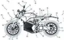  ?? ?? Details in the patent drawings match up with the bikes in the teaser