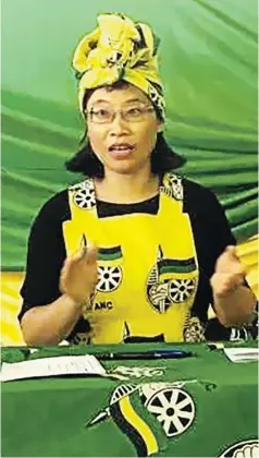  ?? Picture: Facebook ?? ANC MP Xiaomei Havard says South Africans will soon accept her.