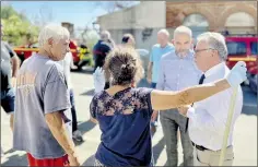  ?? - Crédits : A.L ?? Le président Philippe Dupouy est venu se rendre compte de l’ampleur des dégâts.