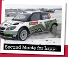  ??  ?? Second Monte for Lappi