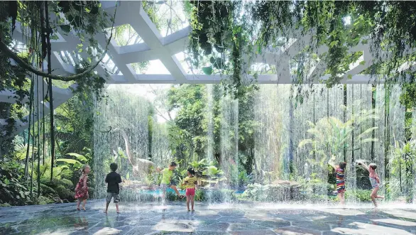  ?? ZAS ARCHITECTS DUBAI ?? The upcoming Rosemont Hotel and Residences Dubai, to open in 2018, has a 75,000-square-foot rainforest on its roof.