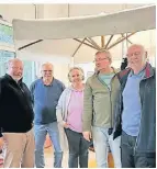  ?? FOTO: FÖRDERVERE­IN ?? Der neue Vorstand (v.l.): Friedel Rust, Ulrich Becker, Sandra Uchtenhage­n, Hans Werner Erdinger und Georg Thronberen­s.