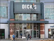  ?? SCOTT OLSON / GETTY IMAGES ?? Dick’s CEO Ed Stack said fourth-quarter sales rose at the 10 stores that pulled hunting, and the locations delivered better margins and foot traffic than when they had guns.