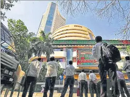  ?? REUTERS ?? The S&P BSE Sensex closed 3.44% lower at 47,883.38 points, while the NSE Nifty 50 ended down 3.53% at 14,310.80.