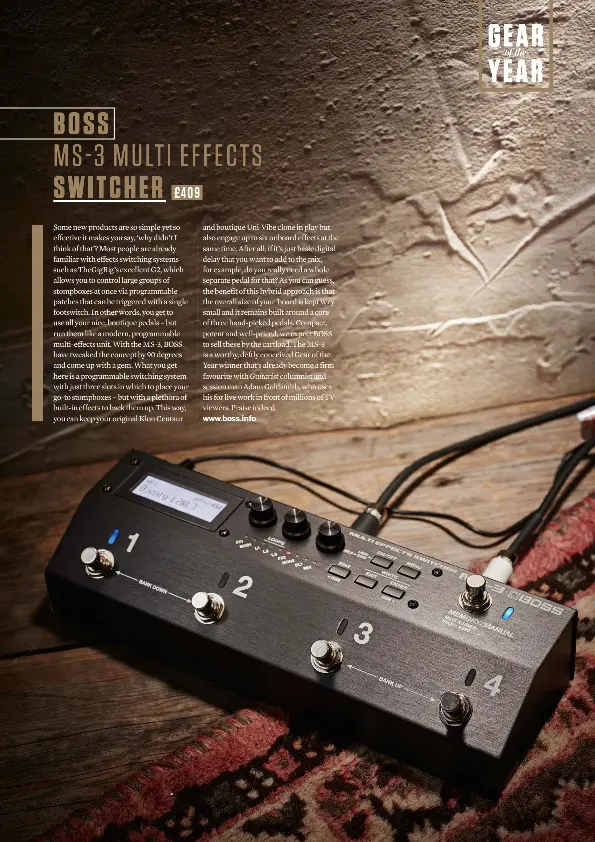 Boss Ms 3 Multi Effects Switcher 409 Pressreader