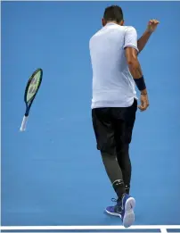  ?? AP ?? Nick Kyrgios of Australia throws his racquet on the court during his match against Rafael Nadal in the China Open final. —