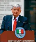  ??  ?? Andrés Manuel López Obrador, en una conferenci­a en el COM.