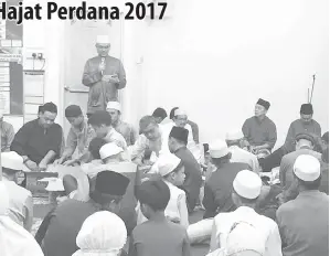  ??  ?? JAMALUDDIN memberikan ucapan alu-aluan.