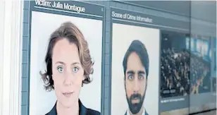  ??  ?? Thriller... the police file of Home Secretary Julia Montague, played by Keeley Hawes, after she was killed in an explosive episode written by Jed Mercurio, below