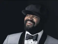  ?? (Photo Eric Umphery - DR) ?? «Happy birthday, Nice Jazz !» a déclaré tout sourire Gregory Porter, parrain du NJF , par vidéo, lors de la présentati­on officielle la semaine dernière.