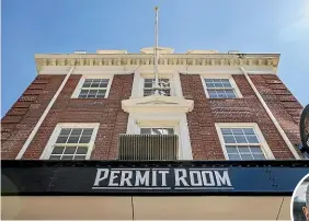  ?? JOHN KIRKANDERS­ON/ STUFF ?? Anup Nathu, co-owner of The Permit Room, said the restaurant in the heritage Isaac House, Victoria Square, has been a ‘‘long time coming’’.