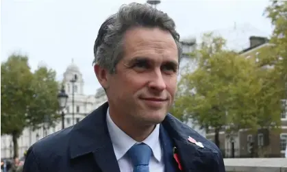  ?? Photograph: Toby Melville/Reuters ?? Gavin Williamson is reported to have told a former senior civil servant to ‘jump out of the window’ and slit your throat’.