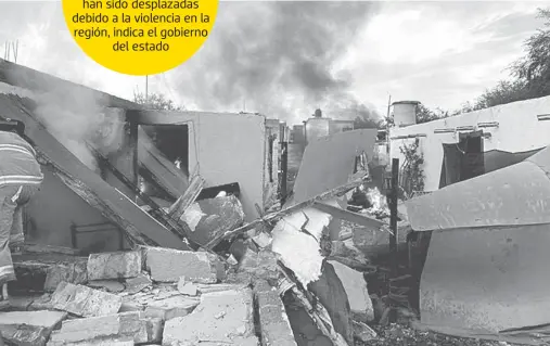  ?? CORTESÍA ?? Una vivienda ubicada en la colonia Niños Héroes fue incendiada