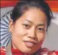  ??  ?? Sanjita Chanu had bagged gold in the women's 53kg category at the Commonweal­th Games.