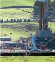  ?? ANDY JACKSON/ STUFF ?? Todd Energy plans to use the Big Ben rig to drill two onshore wells near the Mangahewa formation to find a secure supply of natural gas.