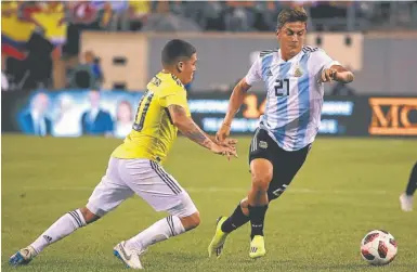  ?? AP/ JULIO CORTEZ) ?? Paulo Dybala was a model of diplomacy during Argentina’s brief US tour this week.