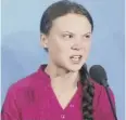  ??  ?? Greta Thunberg: ‘Wonderful’