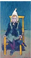  ??  ?? „Kind auf gelbem Stuhl“, ein 1948 enstandene­s großformat­iges Gemälde von Theodor Rosenhauer.