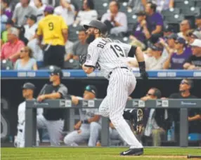  ?? Andy Cross, Denver Post file ?? Baseball! Charlie Blackmon! The Rockies take on the Diamondbac­ks and the Giants over Labor Day weekend at Coors Field.