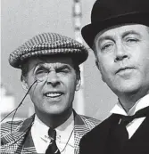  ?? The World of Wooster, ?? Thank you, Jeeves and Wooster: Ian Carmichael (left) as Bertie; Dennis Price as Jeeves, 1966