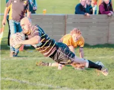  ?? ?? Marlow played well in Saturday's 30-19 defeat to Chinnor 3rds, scoring a few tries in an entertaini­ng clash. Credit: Ian Branch.