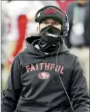  ?? AP file photo ?? Niners coach Kyle Shanahan made his first public comments Monday since San Francisco traded up for the No. 3 pick in this year’s NFL draft.