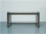  ?? ?? BUREAU en acier Inox Marcello Bold (Joris Poggioli).