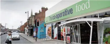  ??  ?? All change The Co- op food store on Main Street will become a Budgens