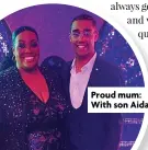  ?? ?? Proud mum: With son Aidan