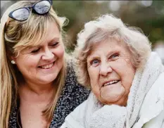  ??  ?? Heart-breaking: Sam Evans and her mother Dotty
