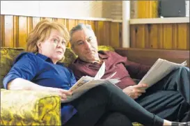  ?? COMPANY ?? Jacki Weaver (left) and Robert De Niro star in “Silver Linings Playbook.” De Niro was not nominated for a Golden Globe for this film, despite getting great reviews.
