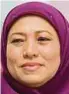  ??  ?? Datuk Seri Nancy Shukri