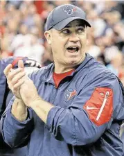  ?? Brett Coomer / Houston Chronicle ?? Texans coach Bill O’Brien’s philosophy includes treating each game as if it’s an entire season.