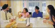  ?? YOUTUBE ?? A still from an ad shows a Sikh American family dining.