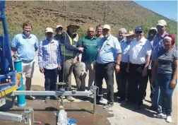  ??  ?? BOON: A discovery of a freshwater resource has been found in Beaufort West.