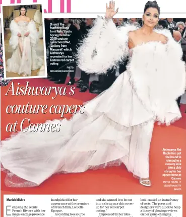 Aishwarya Rai In Ashi Studio Haute Couture - 'La Belle Epoque
