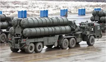  ?? (Wikimedia Commons) ?? THE S-400 defense system deal between Russia and Turkey, to be delivered by 2020, was estimated at $2.5 billion in 2017.