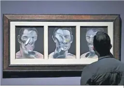  ?? ?? Tres estudios para un retrato de Peter Beard, de Francis Bacon.