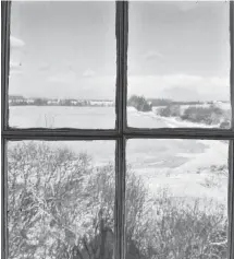  ?? DESIREE ANSTEY/ JOURNAL PIONEER ?? The view from a second-floor window overlooks the Gulf of St. Lawrence in the distance.