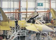  ??  ?? FLYING HIGH: BAE has highlighte­d progress on its air and maritime programme as well as production of the F-35 in the UK.